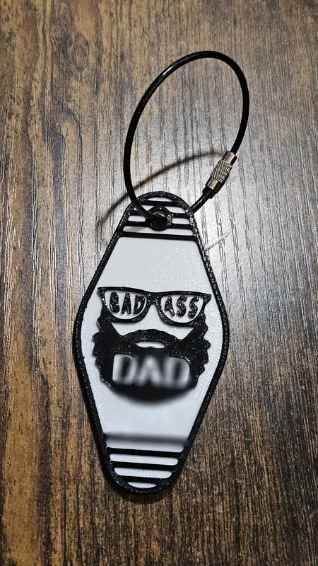 Custom Keychain - Personalized 3D printed keychain